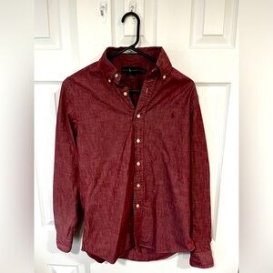 Polo Ralph Lauren Sized M slim fit dress shirt. Used and in great condition